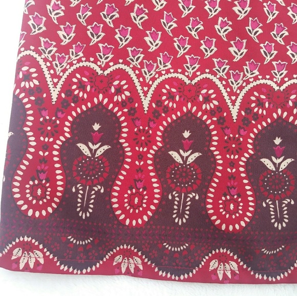 🌷VALLEY GIRL Spaghetti Dress Red Maroon SZ M - Picture 4 of 8